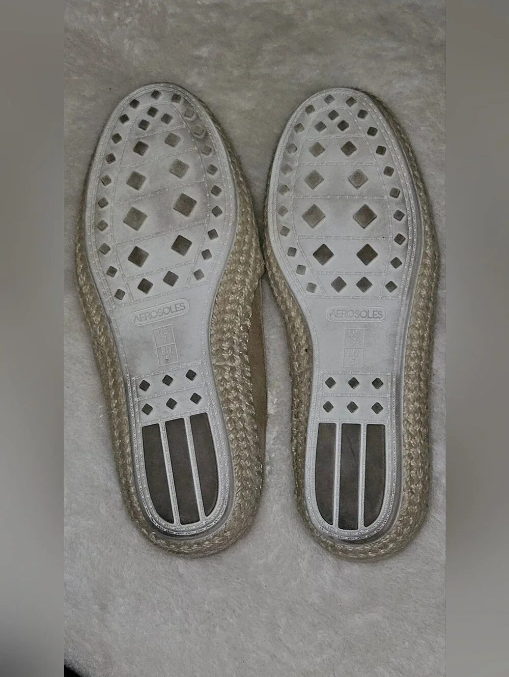Areosoles Flats Taupe Espadrille Slip-On Loafer for Women Suze 7